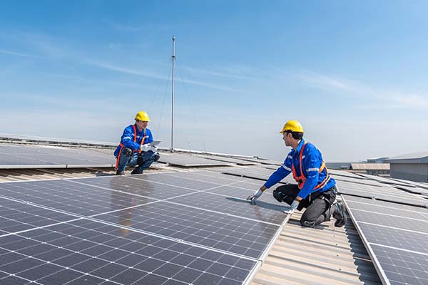Commercial solar maintenance and monitoring for warehouse solar panels