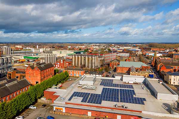 Factory solar panels Manchester